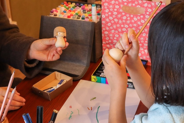 卯三郎こけし 絵付け体験