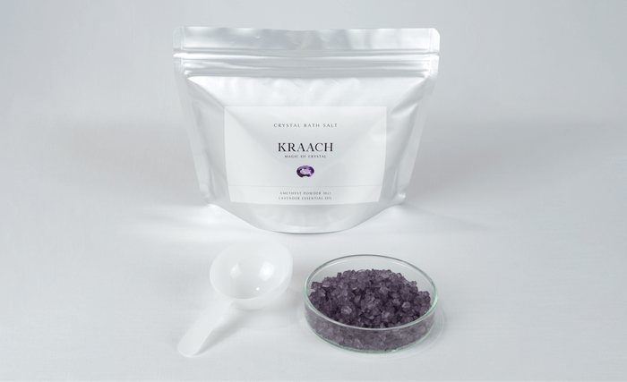KRAACH クリスタルバスソルト アメジスト×ラベンダー *シャーレは付属しません