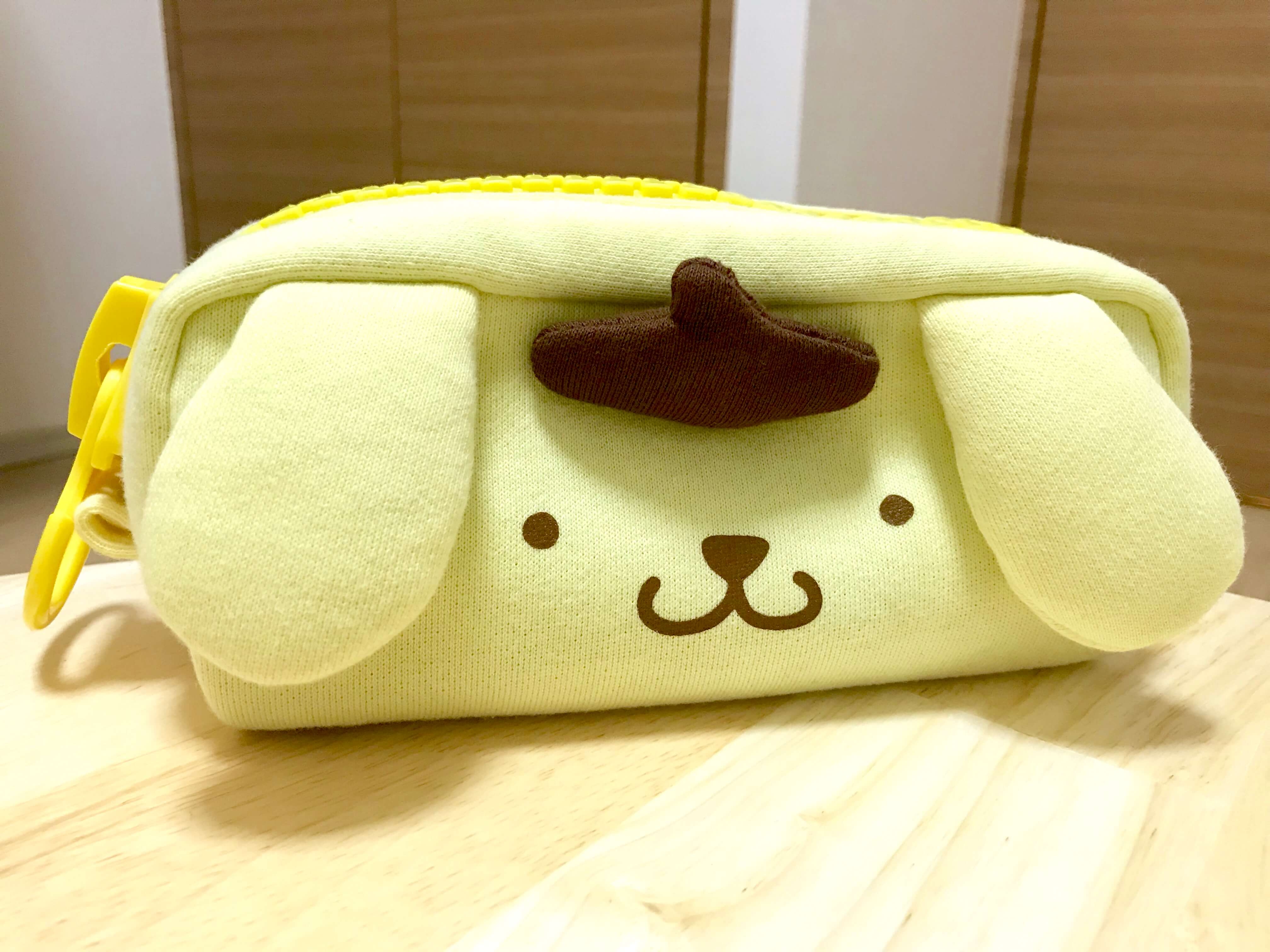 100％ポムポムプリン♥ビッグジッパーで使いやすそうなかわいいポーチを見て♪♪