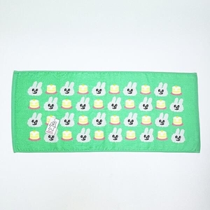 バニーコンビニのフェイスタオル