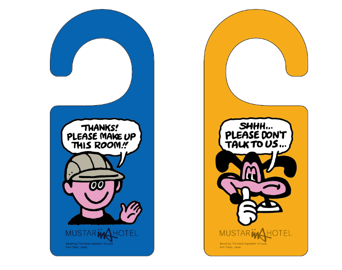 UND×MUSTARD™ HOTEL DON’T DISTURBドアタグ 1,650円