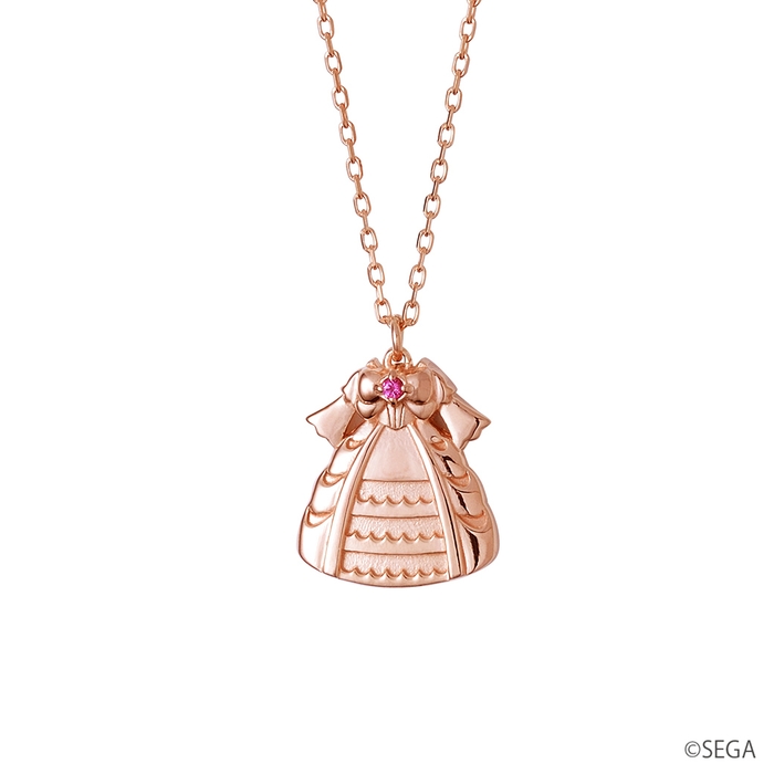 キューティーピンクドレス ネックレス