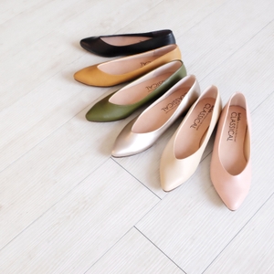 ファルファーレクラシカルフラットmine(フラットマイン）ヒール　1.5センチ、全10色