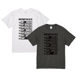 2601NS41-02 NISSAN HISTORY OF GT-R Tシャツ