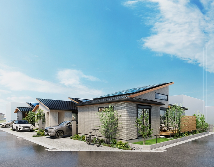 街並み完成予想イメージパース