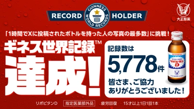 リポビタンがギネス世界記録™を更新