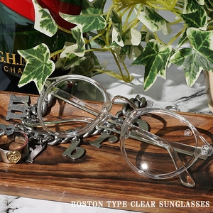 Boston Type Clear Sunglasses