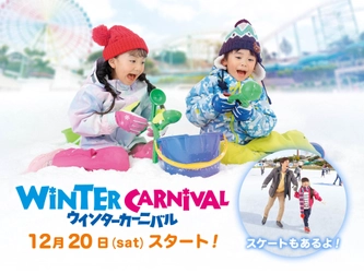 冬の恒例イベント「ウインターカーニバル」を12月20日(土)から開催！