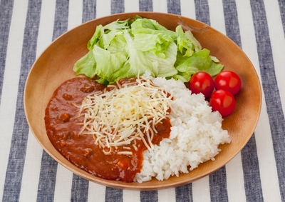 かけるだけ！ミートソースライス