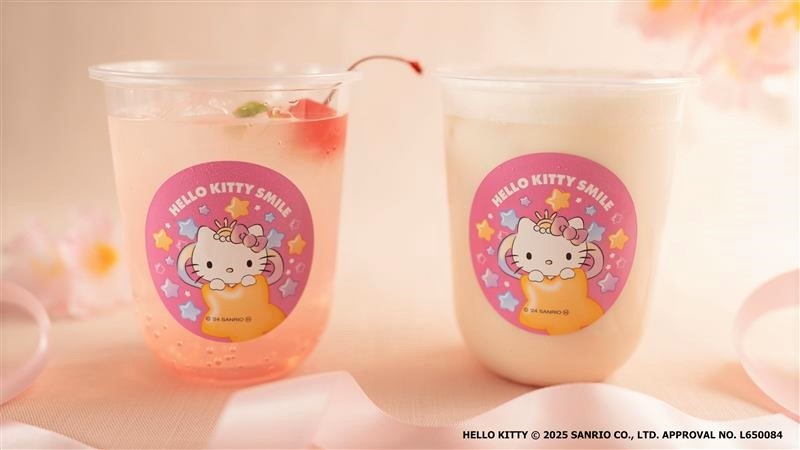 春爛漫!ふんわり桜が香るドリンクやハローキティの季節限定ラテアートが登場! HELLO KITTY SMILEで楽しむ 『春限定ドリンク』 3月1日より提供開始