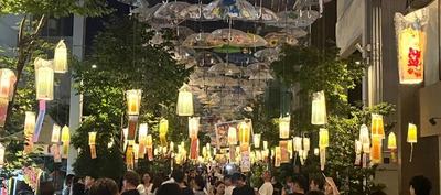 「第48回福山とおり町七夕まつり」を傘と行燈と短冊で彩る　産官学連携企画で地域に根ざした伝統行事を未来へ