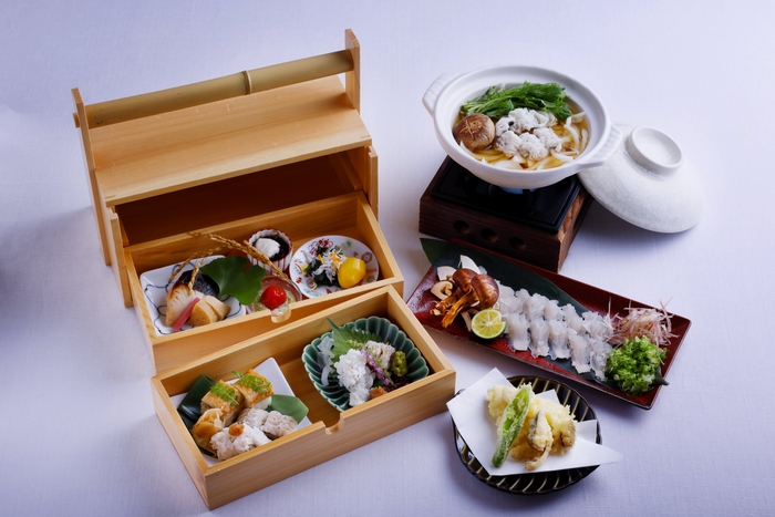 ▲青の舎「鱧と松茸の秋御膳」