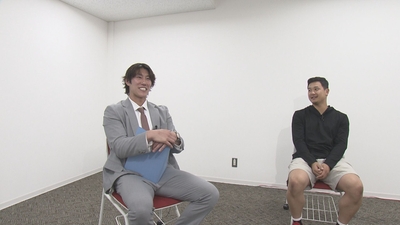 中田廉さん　森翔平投手（広島東洋カープ）