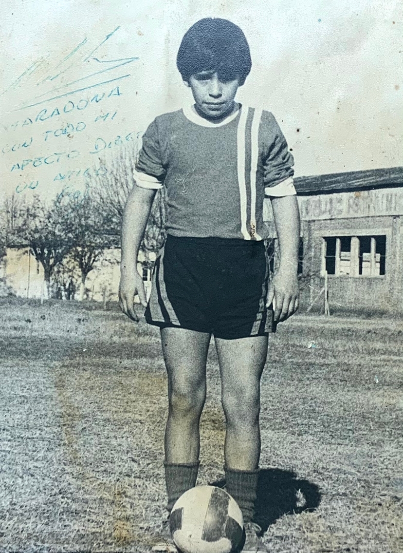 ロス・セポジータス時代のディエゴ(El Templo del Futbol 所蔵)