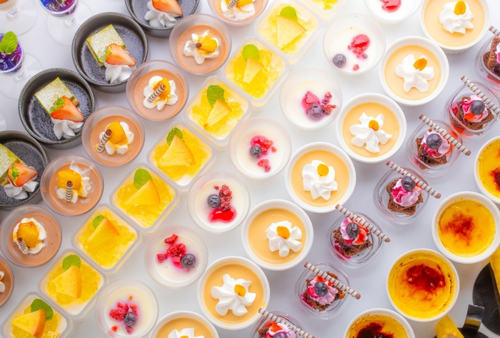 種類も豊富な創作デザート