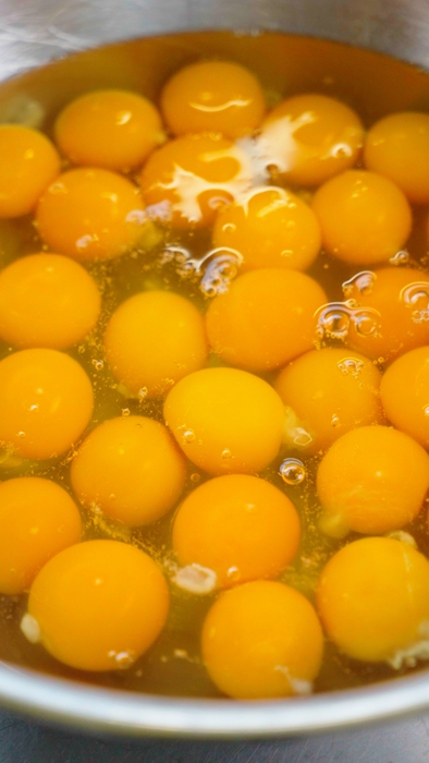 新鮮卵をたっぷり使用