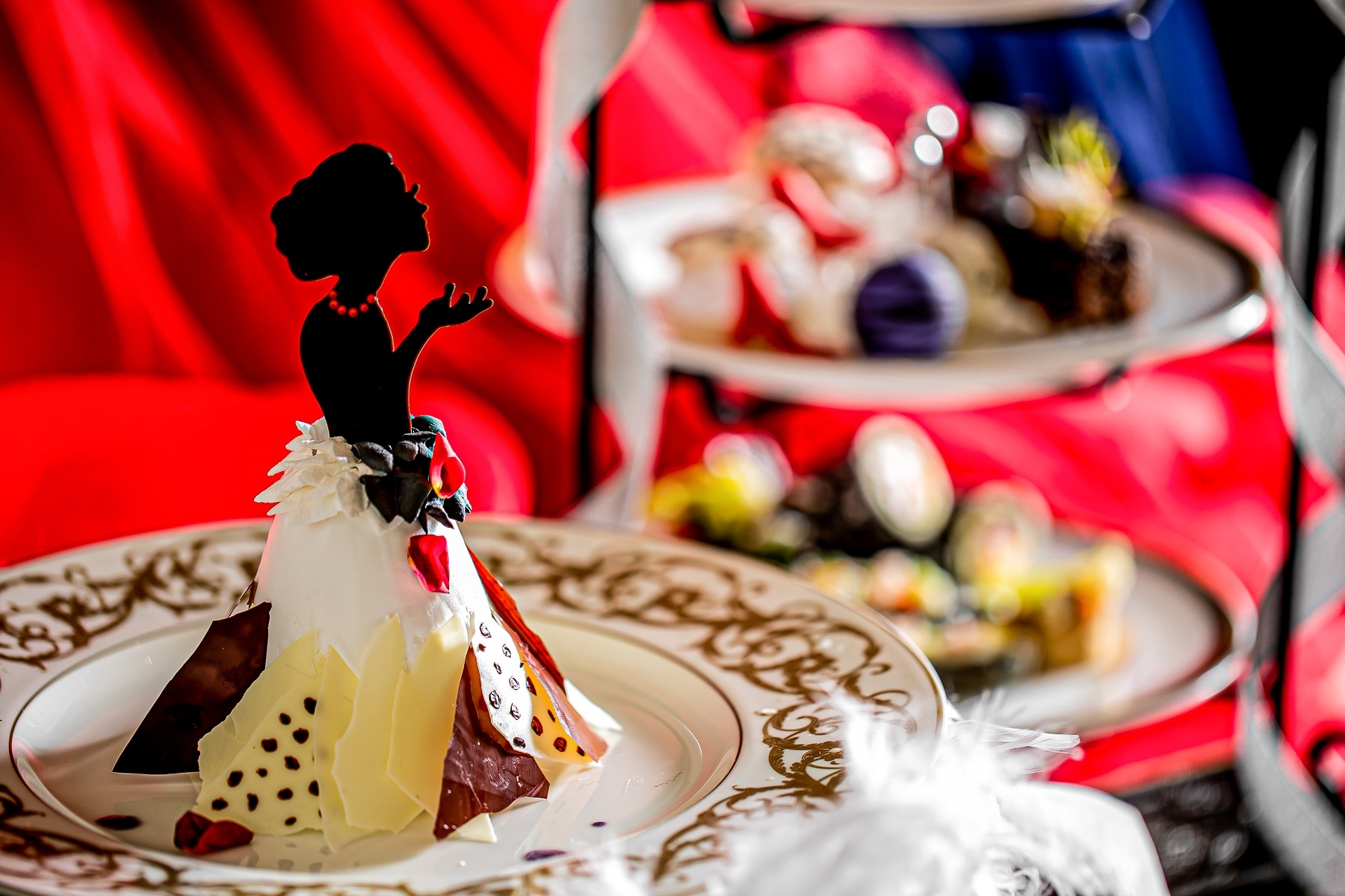 【大阪】ダルメシアン柄のキャッチーなスイーツたち! 『Villains dream Wedding Ⅱ ~ダルメシアン クイーン アフタヌーンティー~』