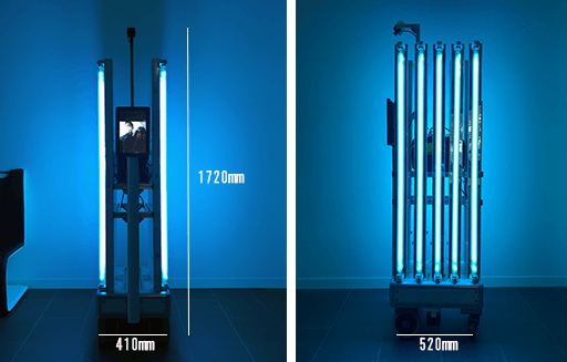 『殺菌ロボット』の実証実験を新型コロナウイルス感染症の軽症者等の宿泊療養施設にて実施