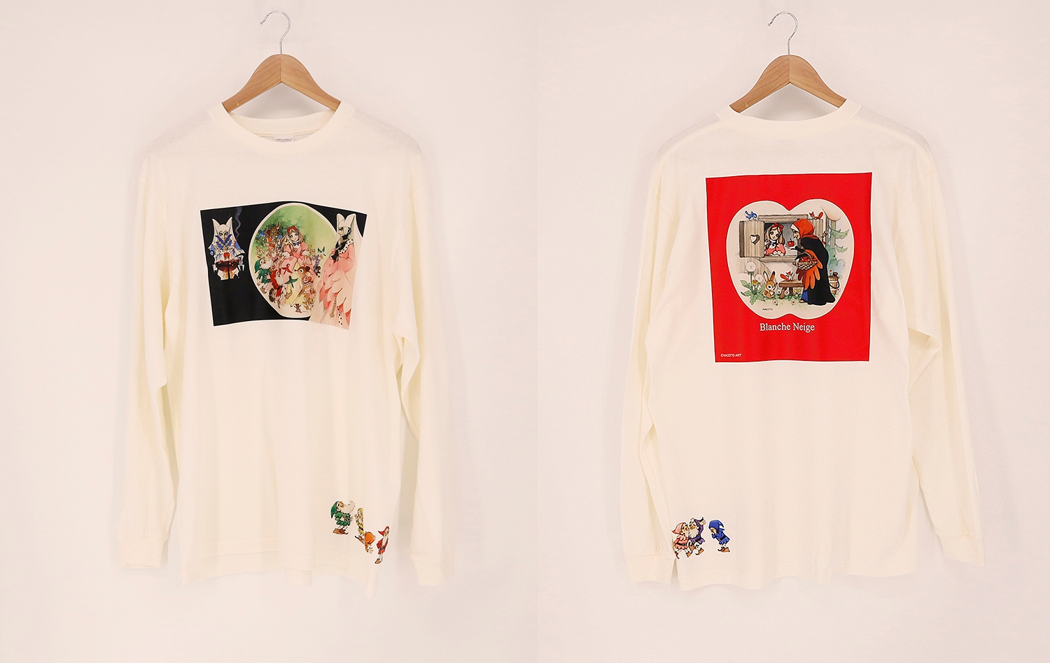 ロングTシャツ「白雪姫」(前後) 13,200円(税込)