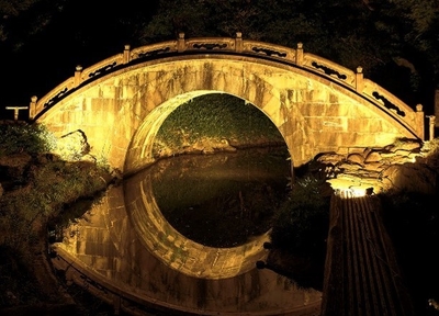 円月橋ライトアップ（イメージ）