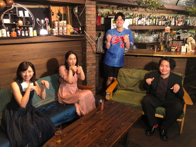 左から：大重麻衣、犬山紙子、西村真二(ラフレクラン)、シークエンスはやとも