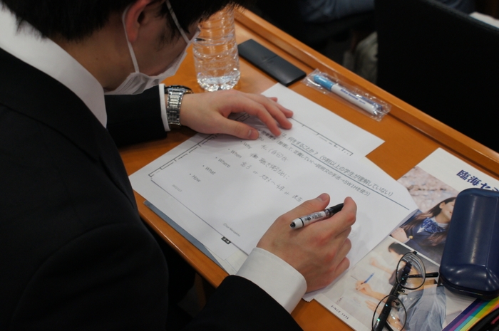 学生は5W1Hを通じて客観的に分析