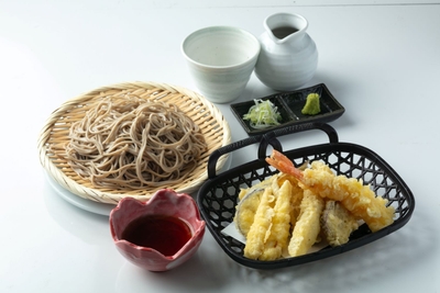 △海鮮天ざるそば　1,080円 