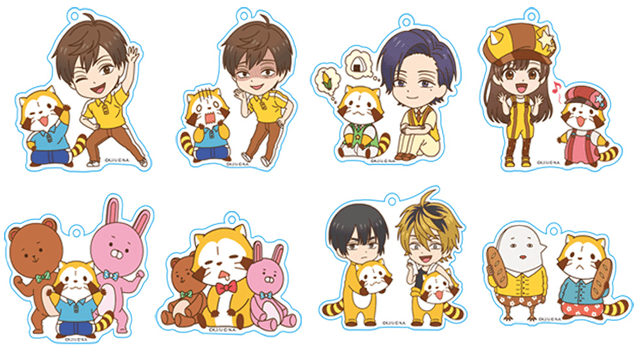 アクリルキーホルダー(全8種) 各880円