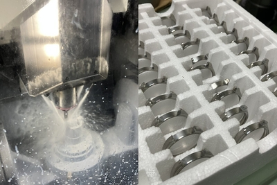 時計ケース製造の様子