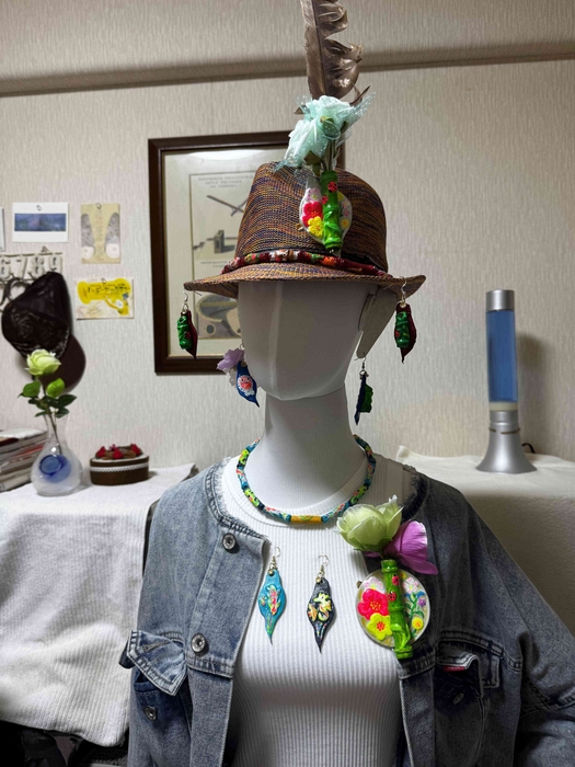 特許装身具の装着画像