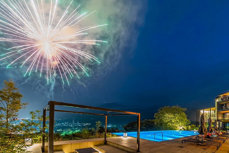 開業記念プライベート花火鑑賞会(イメージ)