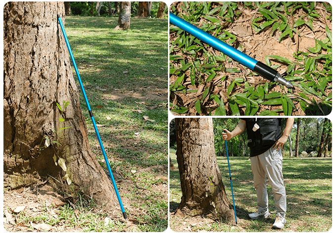 登山用のスティックでも活躍