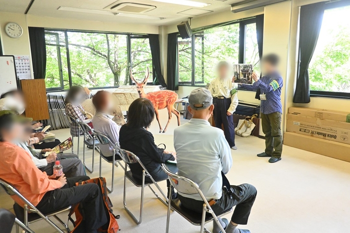 地域の歴史や文化についての解説（昨年の様子）