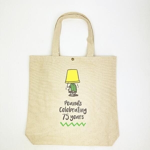 スヌーピー75thデザインのトートバッグ