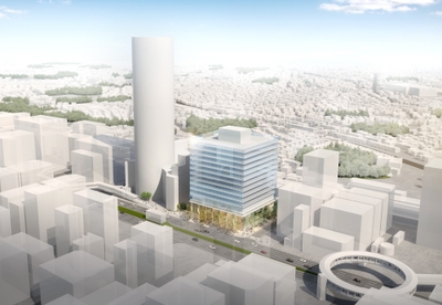 【完成イメージ】建設予定の新社屋