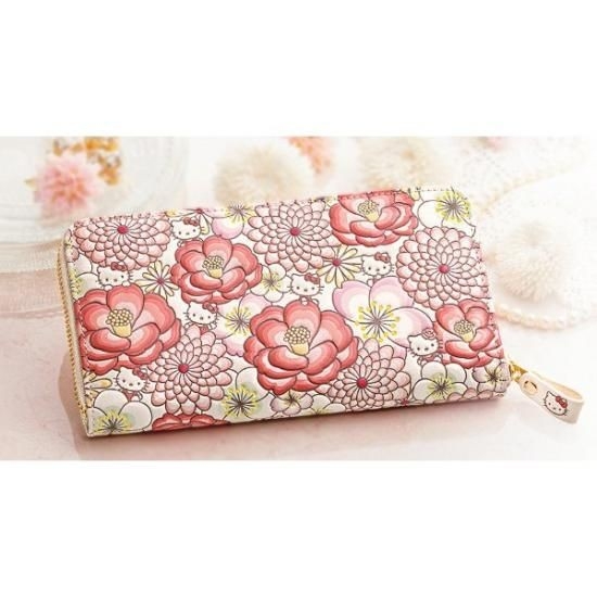 ハローキティ50周年の浅草文庫長財布