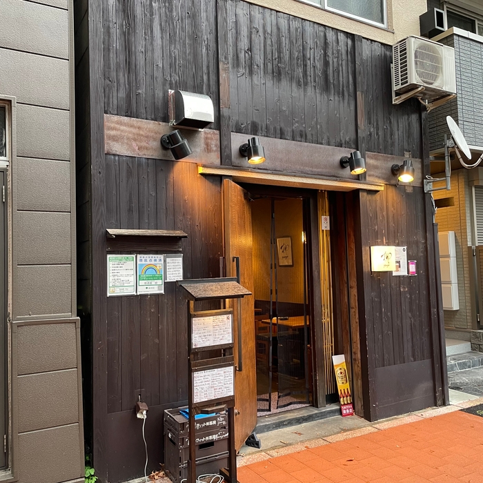 手を加えた店舗外観