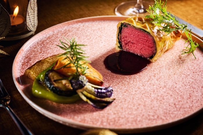 ▲淡路ビーフ フィレ肉のアンクルート ソースペリグルディーヌ