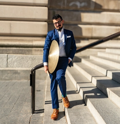 鼓動に宿る武蔵――インドの鬼才作曲家が 「巌流島の決闘」をドラムで再創造