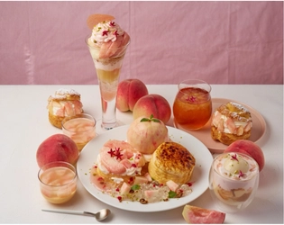 7月18日スタート！TAMAGOYAの夏限定「ももフェア」開催　 1番人気のブリュレパンケーキと桃のパンケーキが一度に満喫　 パンケーキだけでなく、パフェやドリンク・シュークリームも登場