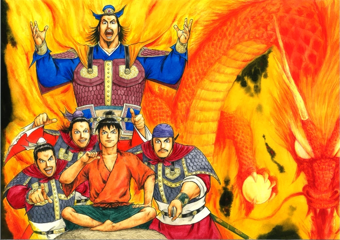 複製原画展展示作品(赤き龍の子)