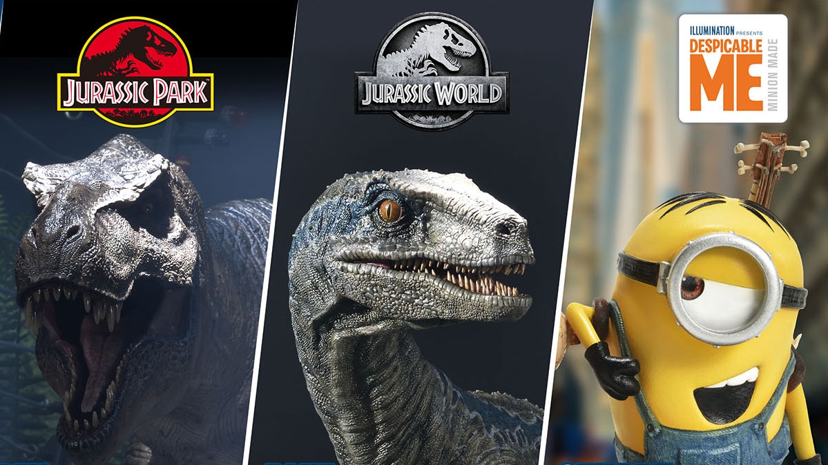 『ジュラシック・パーク/ジュラシック・ワールド』シリーズ、『ミニオン』を大特集!!
