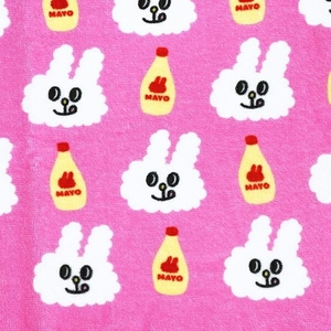 バニーコンビニのフェイスタオル