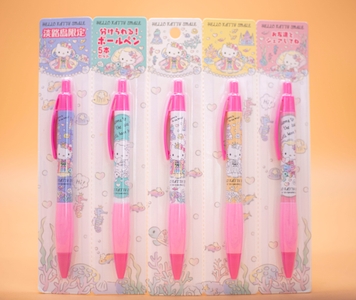 ▲HELLO KITTY SMILE 限定デザインボールペン5本セット