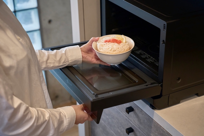 レンチンで10分の魚食