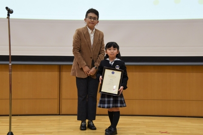 優秀賞の髙木華舟さん