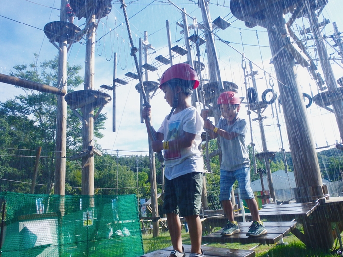 ▲大量の水が噴出!びしょ濡れになろう!