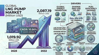 LNGポンプ市場規模（百万米ドル）2025-2032年