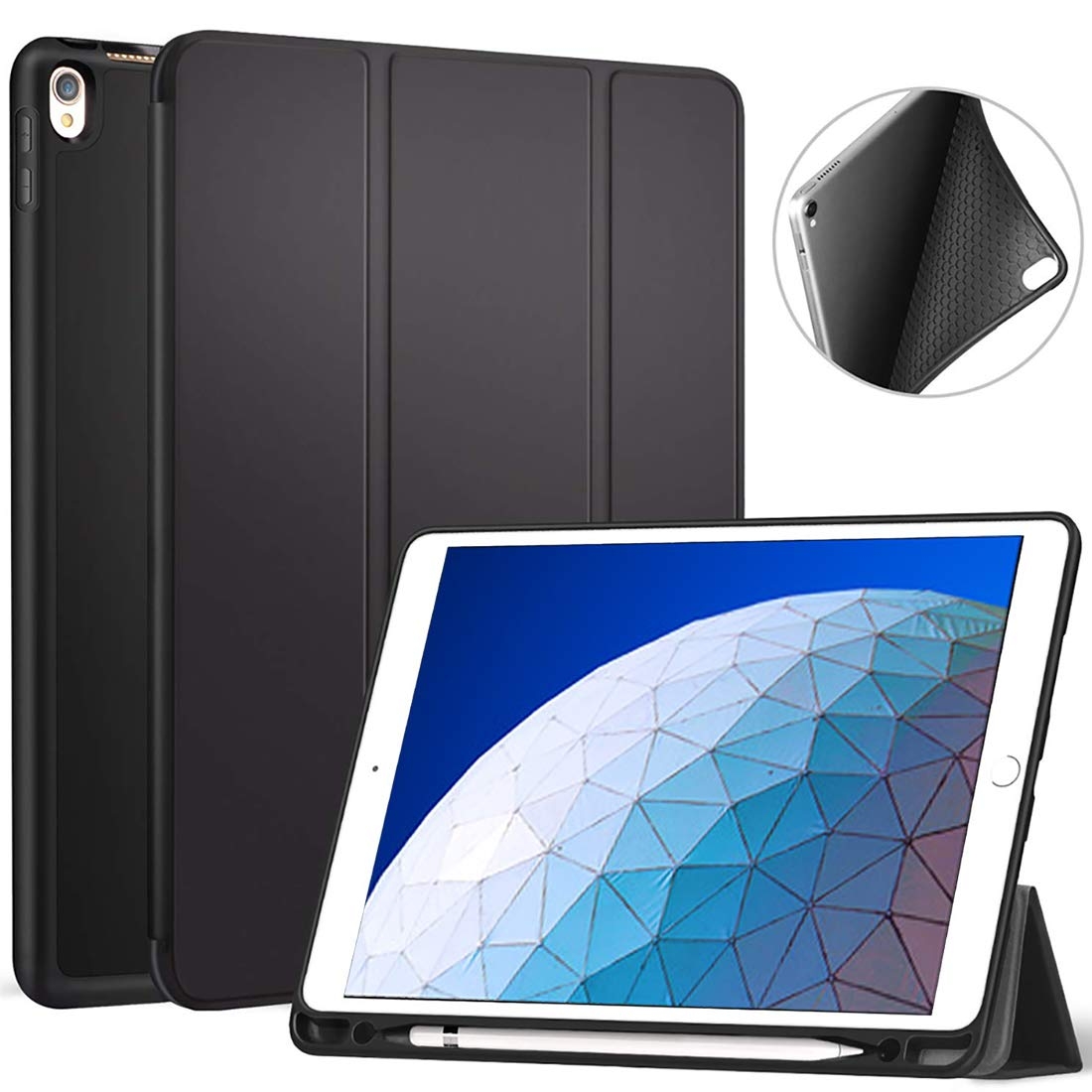 2019新型iPad Air 10.5 第3世代」専用、アップルペンシルを収納できる