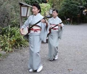 新内流し（昨年の様子）